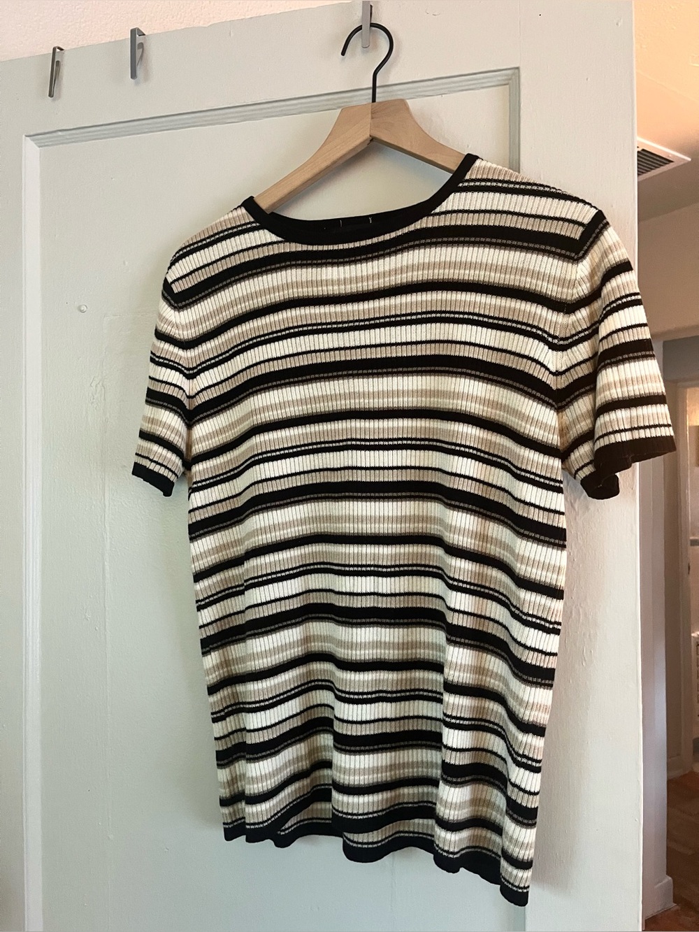 sag harbor striped knit top